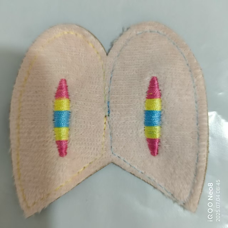 絶妙なバブルマートぬいぐるみスタイルの刺繍耳コンピュータ刺繍布ステッカーアクセサリー工場直接承認供給|undefined