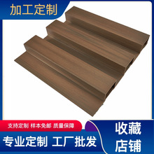 博岭 生态木墙板 生态木195高长城板 吊顶墙面装饰  格栅背景墙