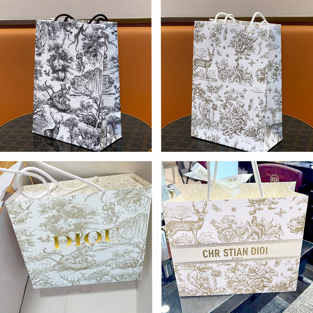 专柜大牌服装店化妆品手提袋定制时尚饰品口红香水礼盒纸袋子礼袋