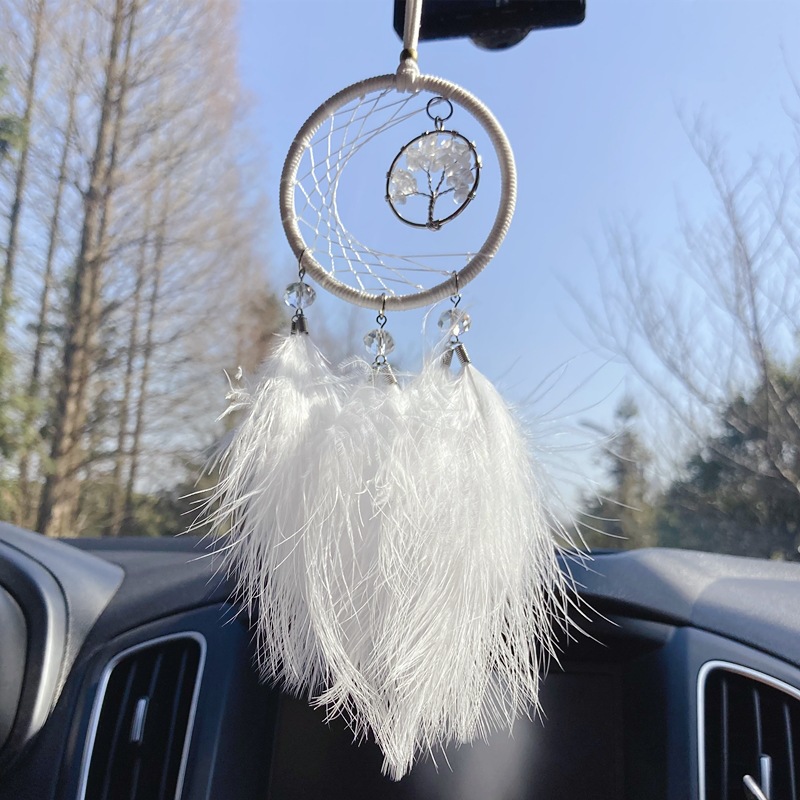Dream Catcher Feather Car Pendant