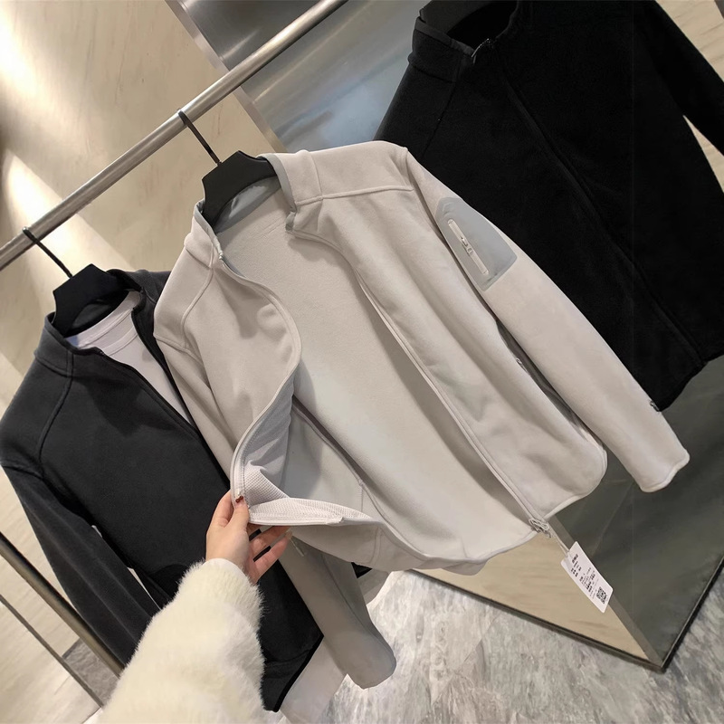 Double-Sided Fine Fleece! Men's Outdoor Cold-Resistant Autumn and Winter Fleece Casual Warm Fleece Stand-Collar Jacket Double-Sided Fine Fleece! Men's Outdoor Cold-Resistant Autumn and Winter Fleece Casual Warm Fleece Stand-Collar Jacket