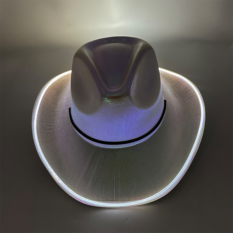 Gorra de béisbol LED para correr de noche protección solar estilo unisex gorra brillante para fiestas bares y baile callejero