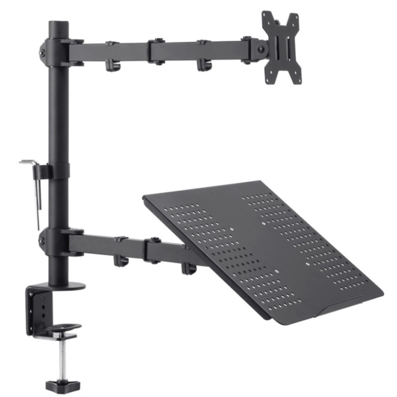 Dual-screen monitor computer stand laptop stand computer desktop stand lifting rotatable stand arm