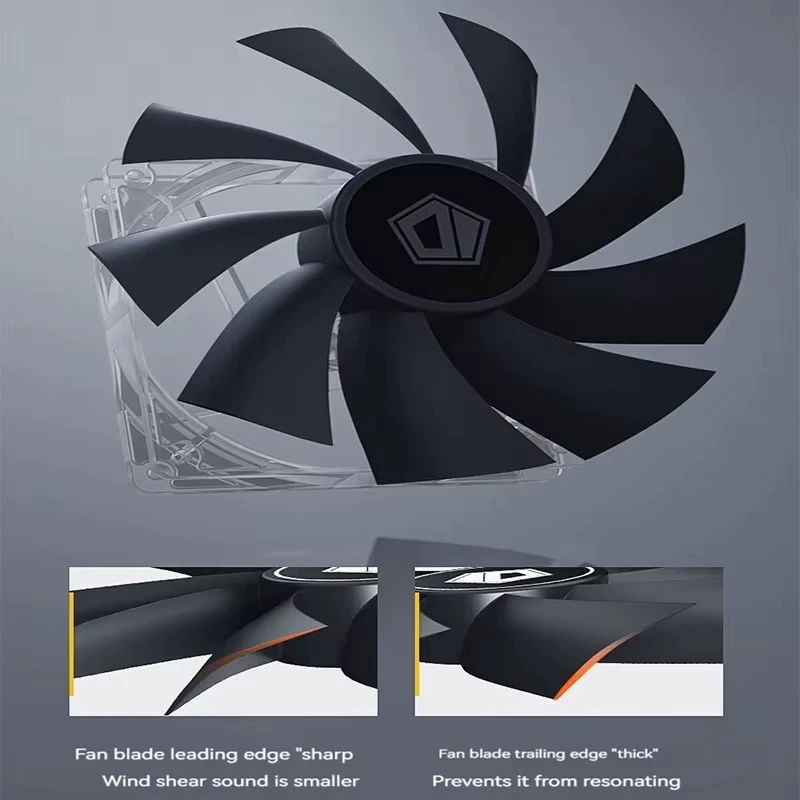 Кулер ID-COOLING профессиональный воздушный вентилятор, доработанный радиатор, 12 см