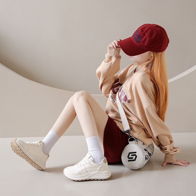 ins韩版新款老爹鞋女2025秋季学生运动跑步鞋休闲鞋厚底增高HB950|undefined