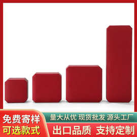周大福耳钉首饰盒手镯项链戒指盒老凤祥三金包装盒八角对戒饰品盒
