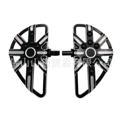 Motorcycle accessories Harley 883 XL1200 X48 modified rear pedal rear passenger pedal (Motorcycle pedals) - black