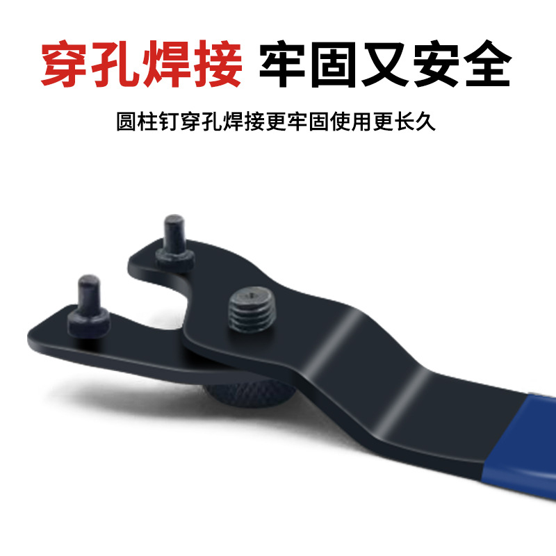 Llave de amoladora angular genuina ajustable universal de dos mordazas nueva máquina de pulido de espesor universal multifuncional llave de desmontaje