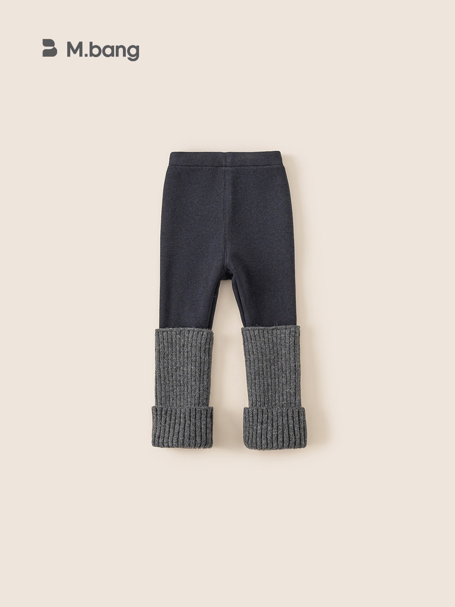 Yoobao ropa infantil para niñas leggings versátiles otoño y invierno 2025 nuevos pantalones largos de niñas con pantalones de terciopelo calientes