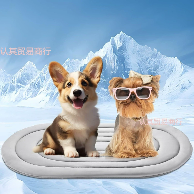 Готовый к использованию заводской коврик для охлаждения питомцев, летний коврик для собак, двусторонний коврик для собак и кошек, доступен в нескольких размерах.