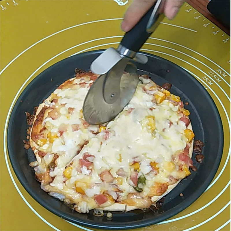 Stainless steel pizza knife - нож для пиццы из нержавеющей стали, колесо для пиццы, большой нож Bashe, нож для сыра, инструмент выпечки