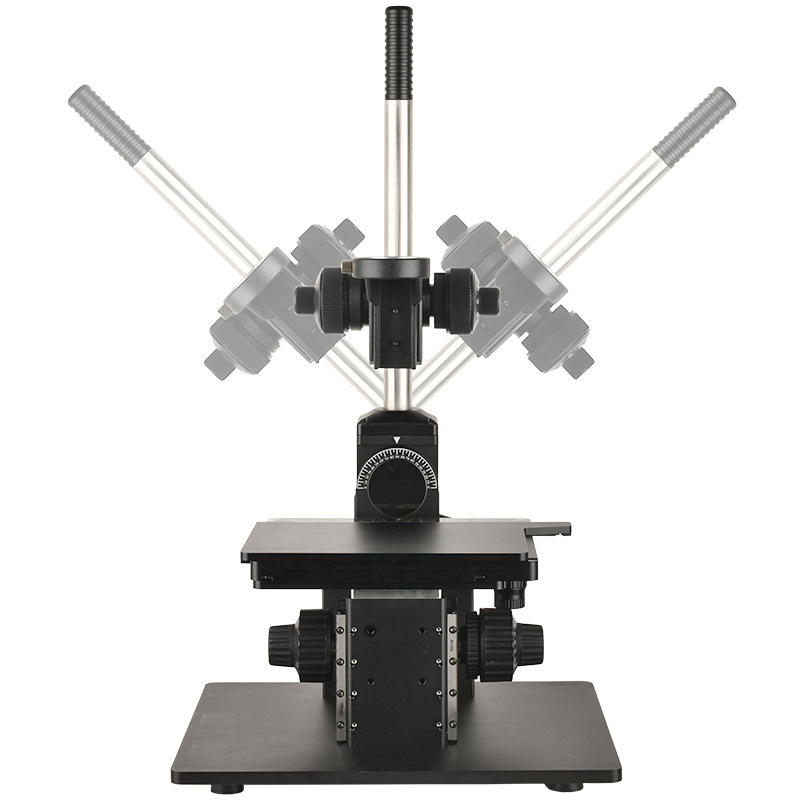 批发 X/Y/Z显微镜平台支架 立柱角度可调50mm微调支架精度0.002mm