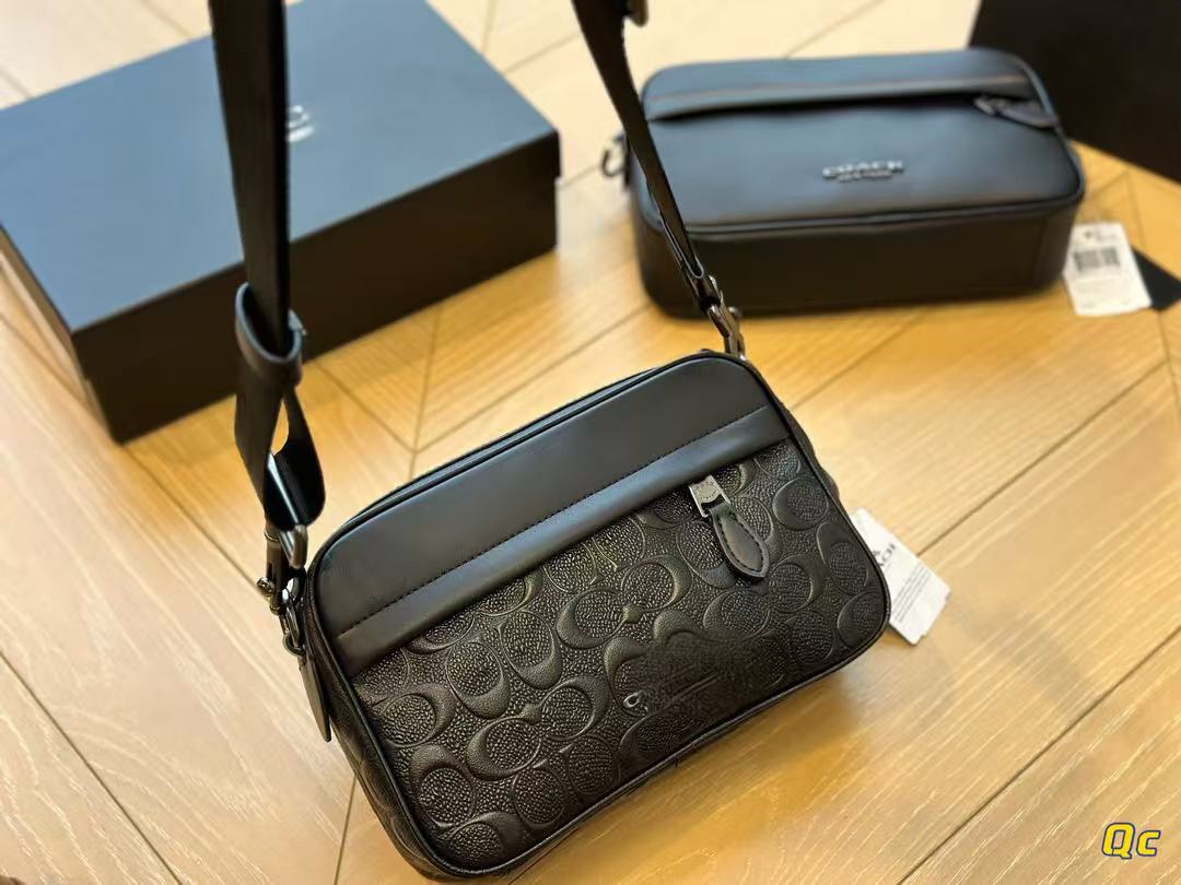 Bolso para cámara para hombre y mujer, material de PVC, bolso cruzado informal para viaje, bolso de mensajero, bolso versátil para teléfono para ir al trabajo, 22x15x5