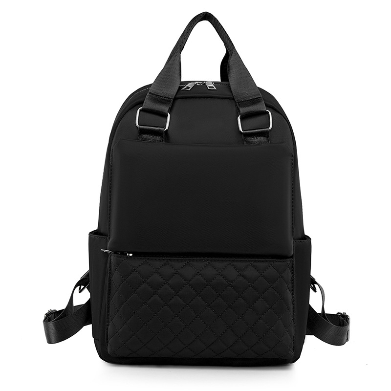 Fabricantes al por mayor 2023 nuevas damas casuales Oxford mochila moda simple al aire libre rombo mochila portátil marea