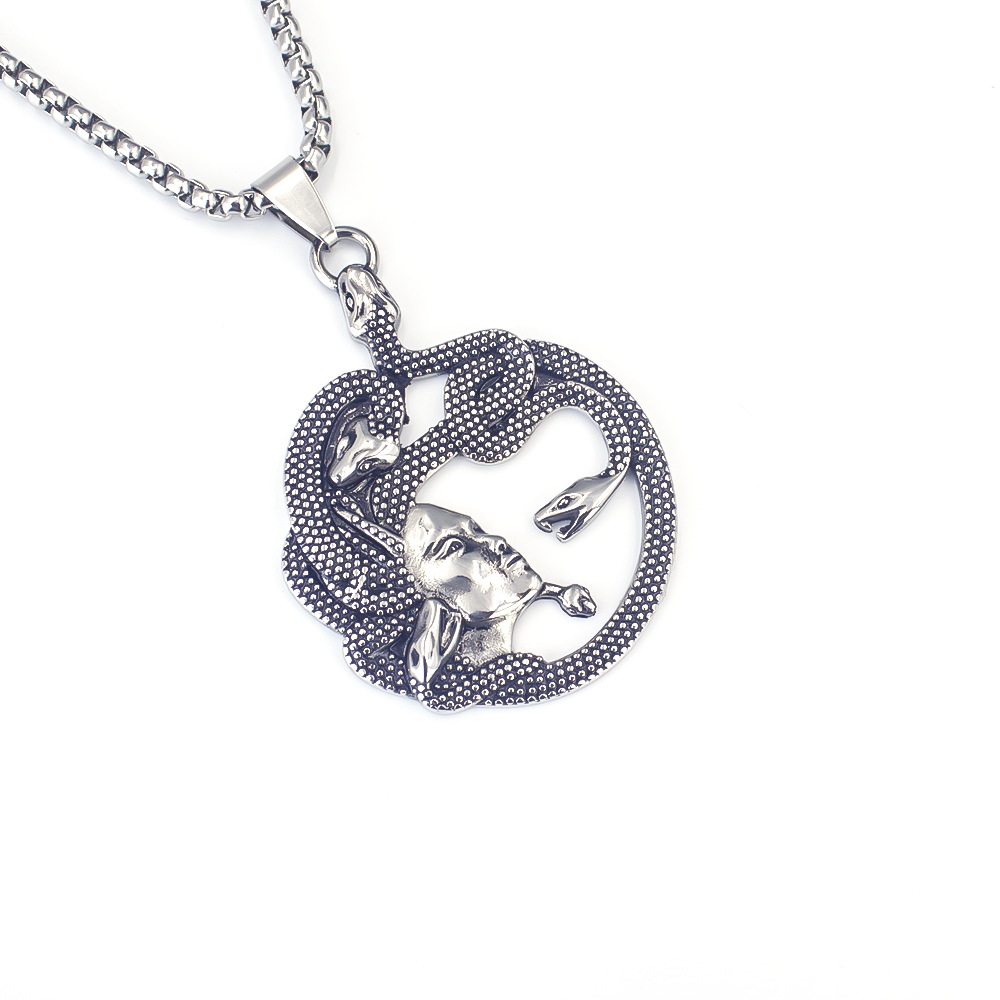 Edelstahl Totenkopf Kreuzkette Für Damen Und Herren_voghion.com