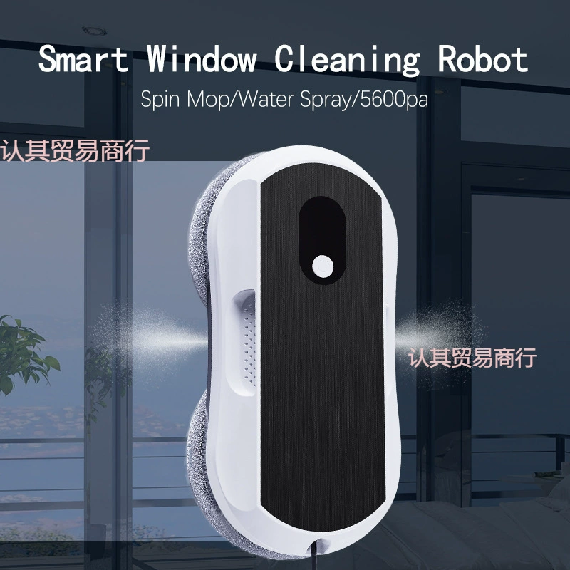 Полностью автоматический интеллектуальный робот для мытья окон с распылением воды, устройство для чистки стекла, электрическое бытовое устройство для мытья окон на высоте