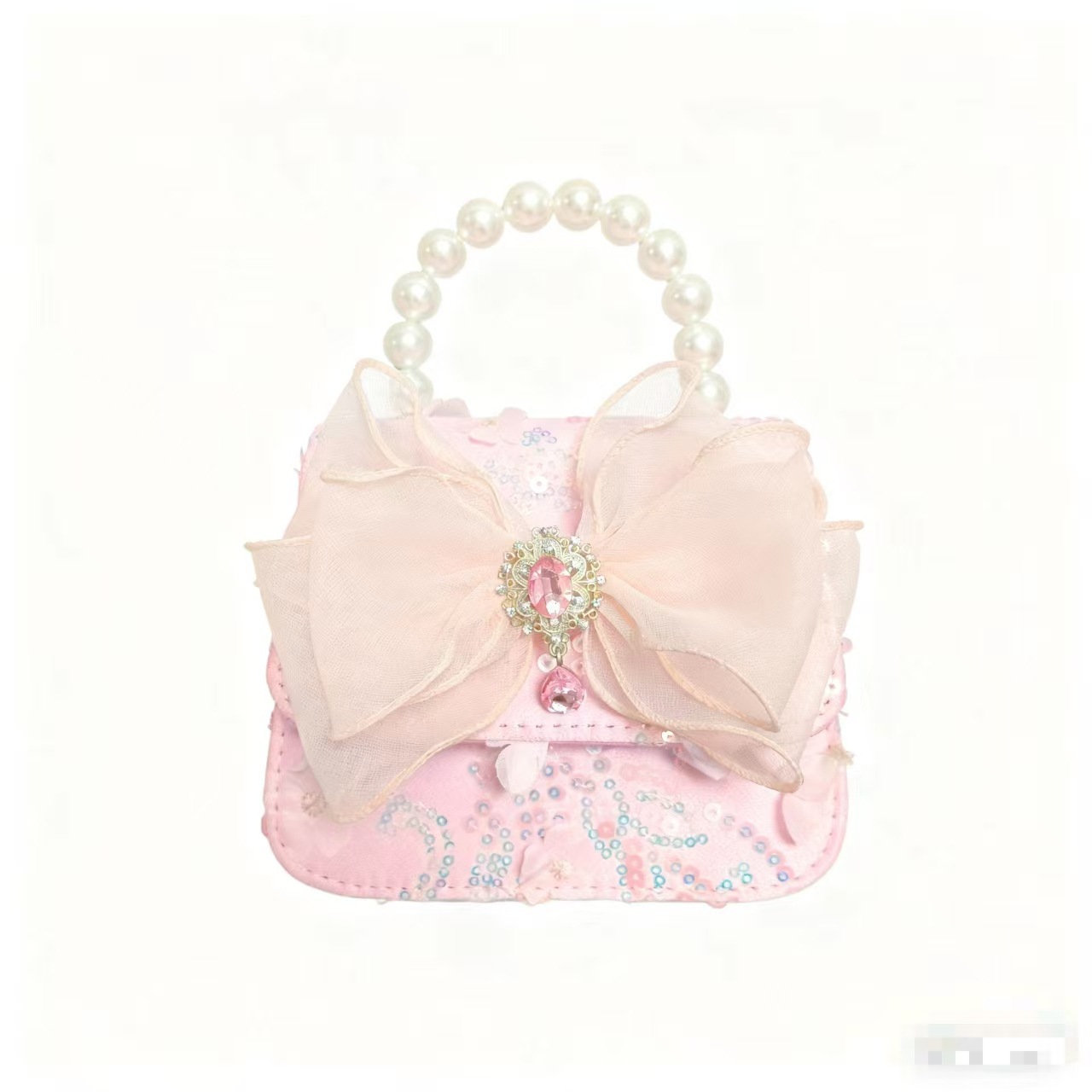 Bolso de perlas, bolso de arco, bolso de cadena, bolso de Año Nuevo, bolso de hombro, bolso pequeño, bolso de accesorios