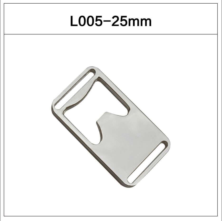工厂批发热销款式 金属开瓶扣箱包五金配件挂白叻25MM织带开瓶器