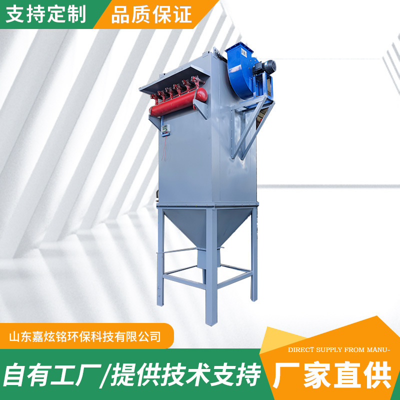 Manufacturer's Ready-Made Pulse Bag Dust Collector, Stand-Alone Filter Cartridge Purifier, Industrial High Temperature Resistant Cloth Bag Dust Collector
