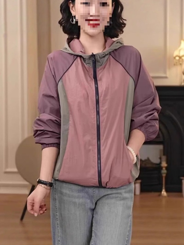 冲锋衣防晒衣女2025新款山系户外薄款修身防晒服夏季外套小个子|undefined