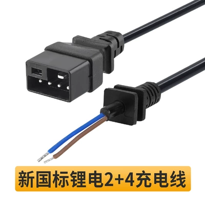 Other Electric Vehicle Accessories lithium battery charger power output - new-national-standard-lithium-battery-24-075-square-meters-08m-bare-tail