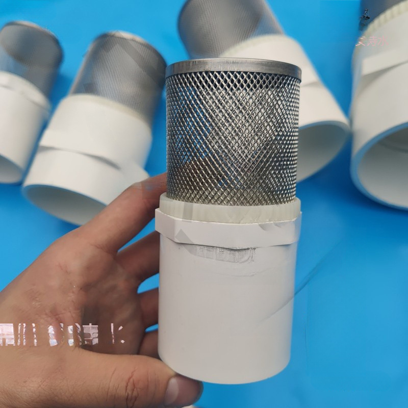 不锈钢过滤网罩水池水井隔滤网20 25 32PVC自来水管网筛鱼缸网筒