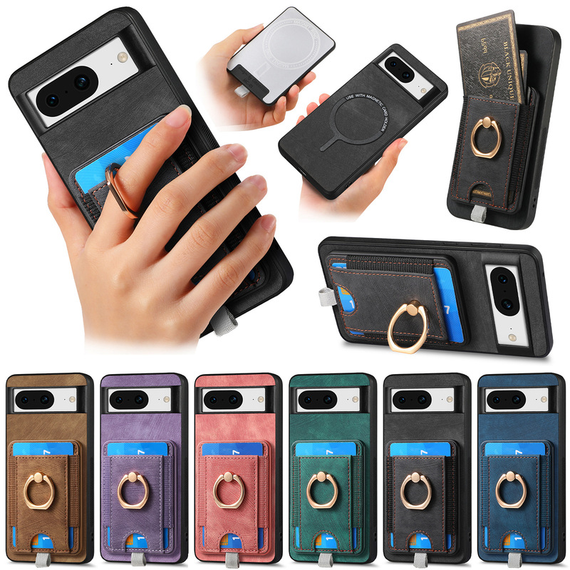 Suitable for Google Pixel11Proxl Card Holder Protective Case Magsafe Magnetic Detachable Card Holder 10Pro Mobile Phone Case Suitable for Google Pixel11Proxl Card Holder Protective Case Magsafe Magnetic Detachable Card Holder 10Pro Mobile Phone Case