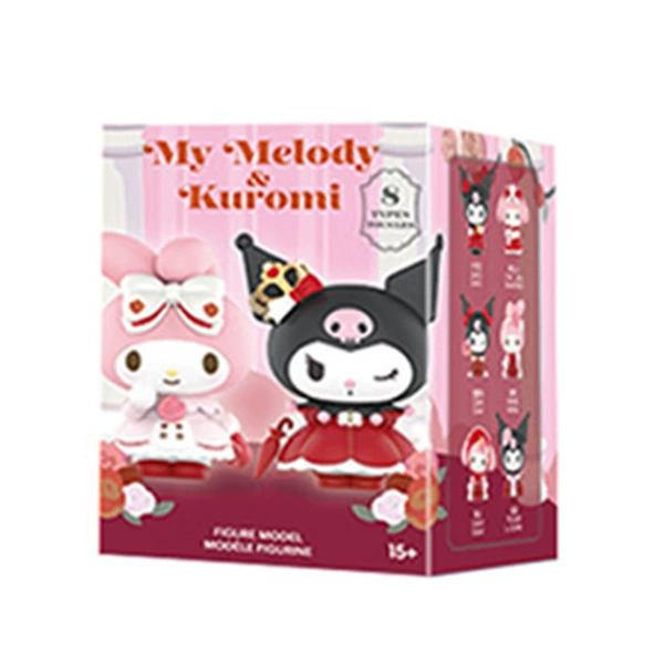 [My Melody & Kuromi玫瑰与伯爵系列盲盒摆件【端盒拍8]