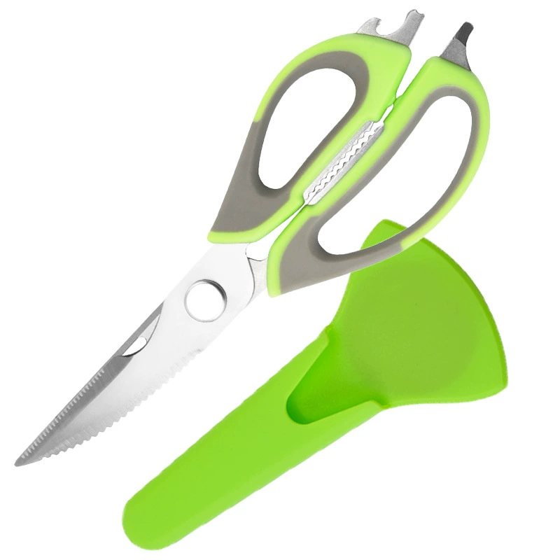 Powerful universal food scissors stainless steel