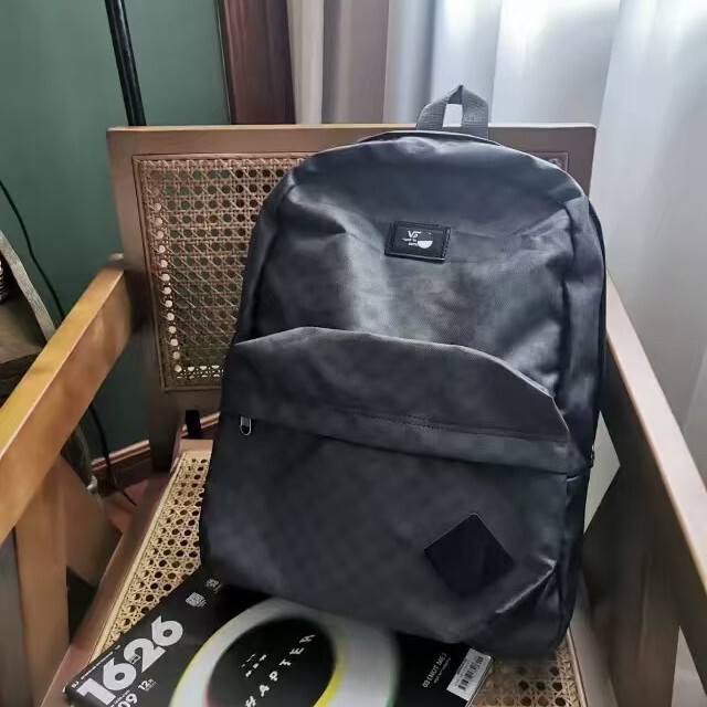 V @ NS Vance Chao Brand Classic Chessboard Old Flower Backpack Men's and Women's Fashion Joker Travel Backpack Schoolbag V @ NS Vance Chao Brand Classic Chessboard Old Flower Backpack Men's and Women's Fashion Joker Travel Backpack Schoolbag