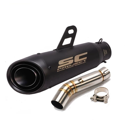 tail throat tail section exhaust — Motorcycle exhaust pipe - t