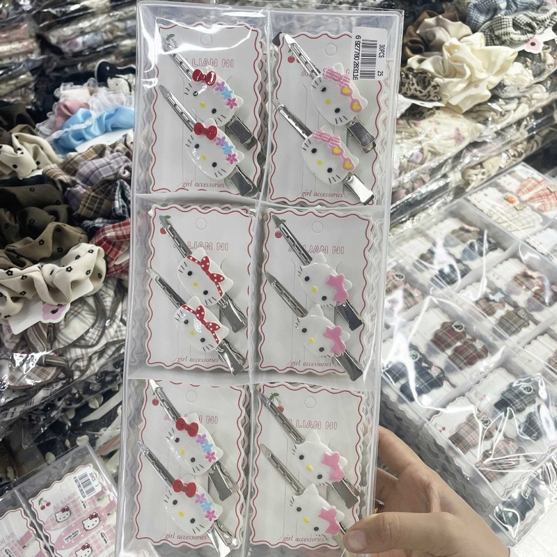银色系kt腊肠狗卡通女生洗漱刘海夹无痕侧面长夹侧边边夹饰品|undefined