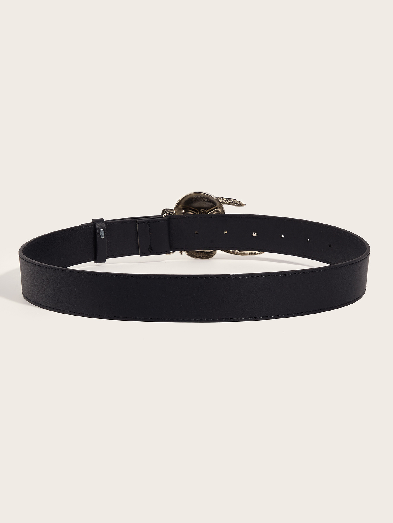 Hip-Hop, Exaggerated, Punk Style Hip-Hop Exaggerated Punk Skull Pu Leather Alloy Unisex Leather Belts