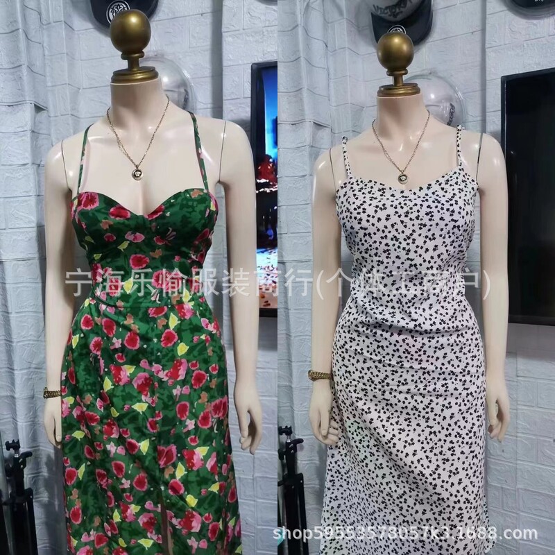 Shein High-End Elegant Dress Sexy Women's Long Dress Miscellaneous Evening Dress Shein Tail Goods Factory Low Price Clearance