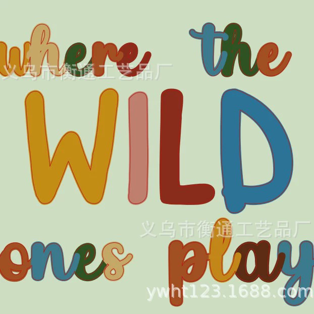 Кросс-бордерные бестселлеры Amazon: деревянные наклейки с английскими буквами для детской игровой комнаты, декоративные знаки для стен