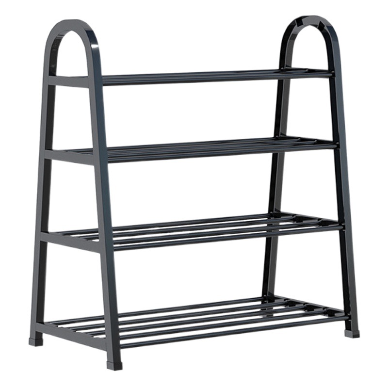 Weiyi una línea simple Zapatero creativo Luz de lujo a prueba de polvo de almacenamiento multi-capa montado dormitorio zapatillas rack