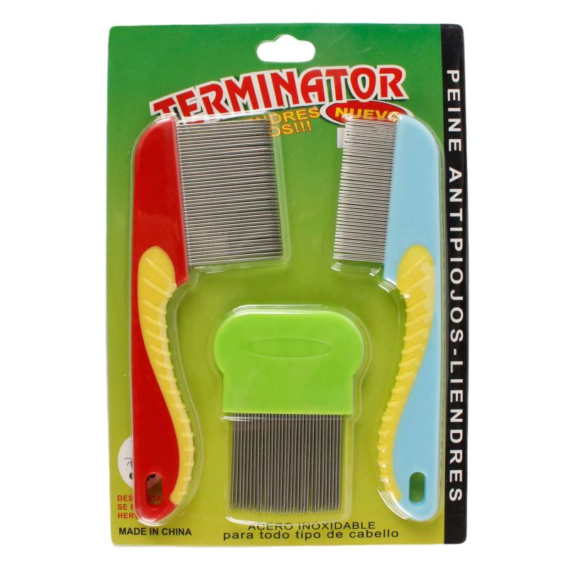 Mayorista mascotas limpias belleza salto de peinado conjunto de acero inoxidable mascotas dientes densos salto de peinado