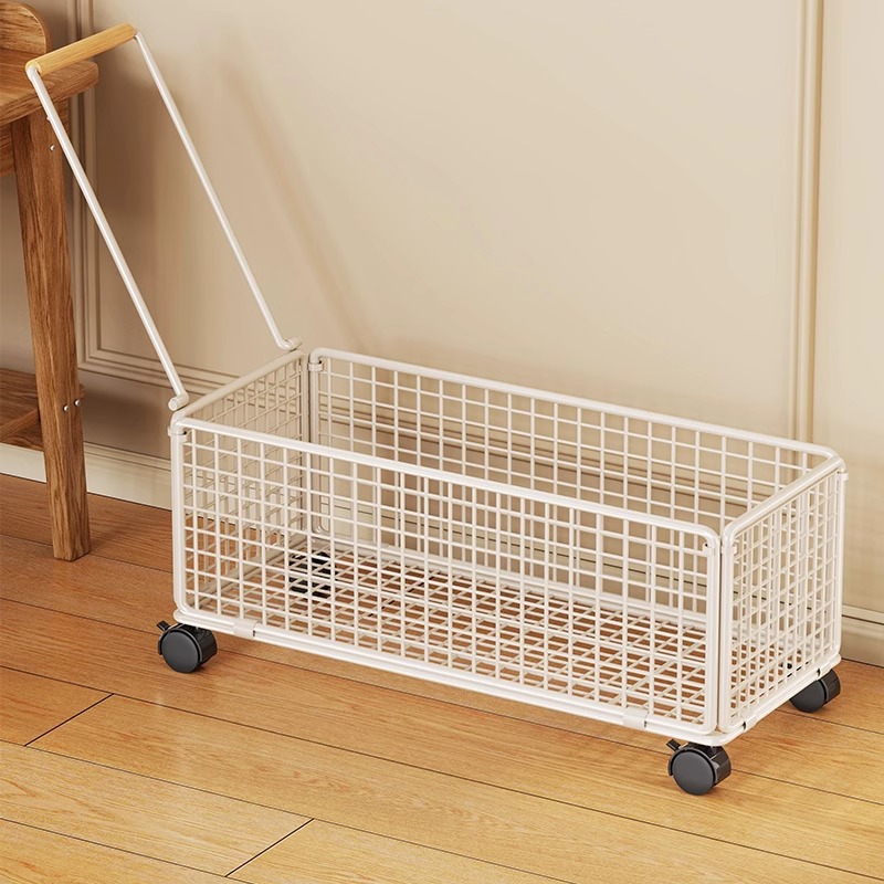 Bookbag Rack Under Classroom Table Movable Book Storage Simple Handle Bag Storage Rack Household Sundries Finishing