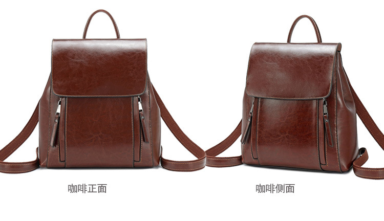 Agent Partnership 2026 New Ladies Backpack Genuine Leather Multi-functional Backpack Guangzhou Wholesale