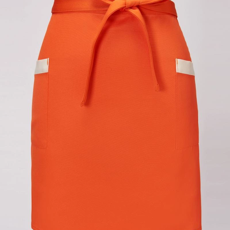 Многофункциональный короткий фартук для шеф-повара, утолщенный, с принтом, для работы и кейтеринга, полуфартук для внешней торговли Amazon