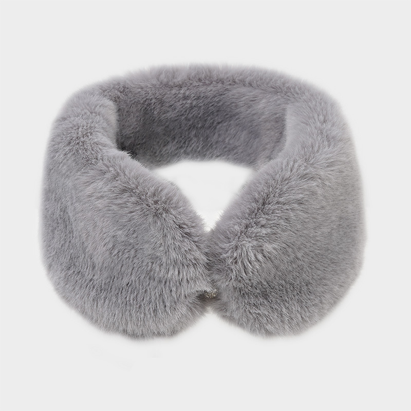 Warmer Kunstfellschal Für Damen Im Korean Style Winter Accessoire_voghion.com