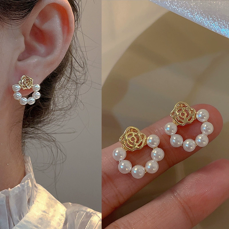 Серебряная игла из жемчуга, дизайнерские серьги, образец серебра 925, тренд сезона, стиль высокого качества, яркий запоминающийся стиль, опт