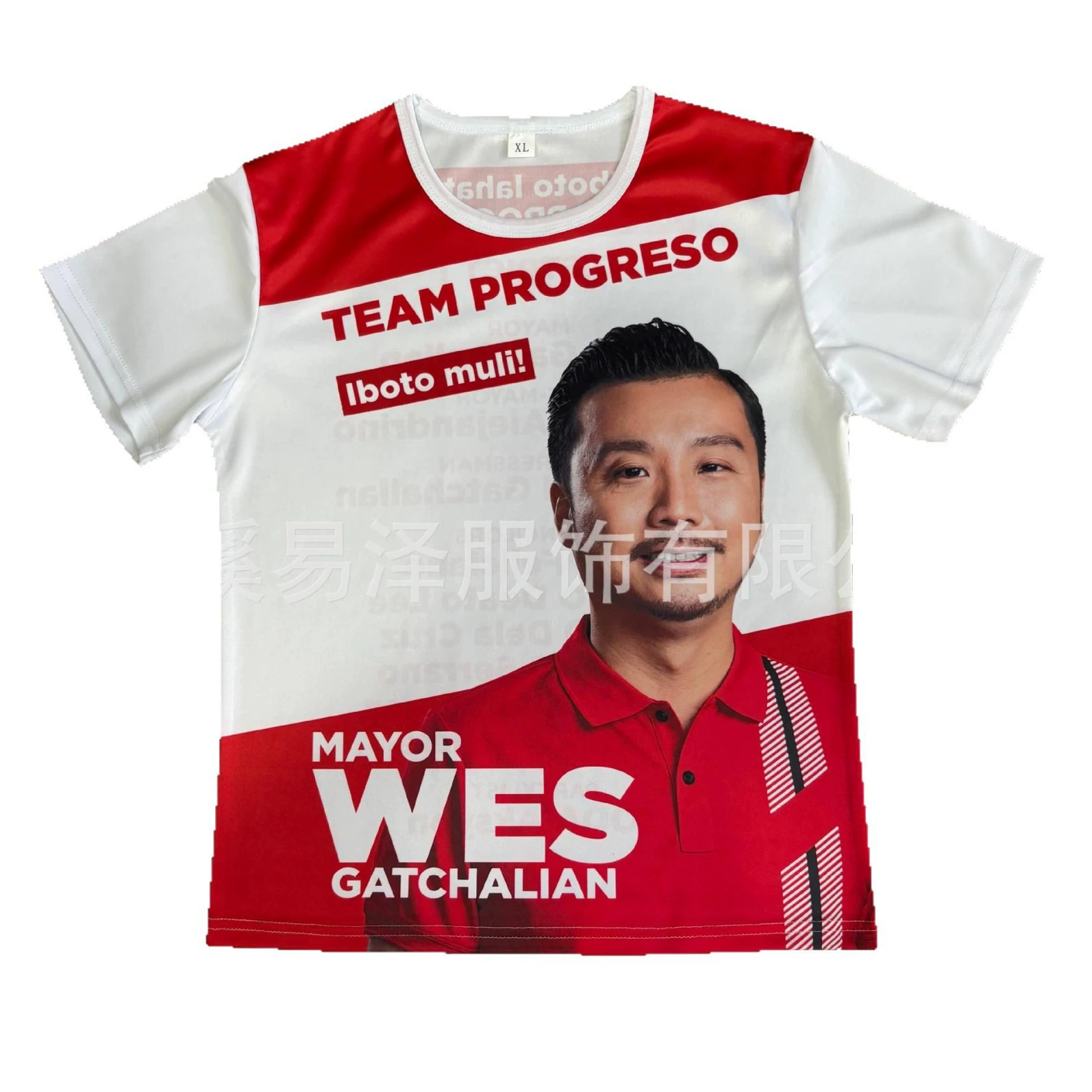 Футболка с круглым вырезом для кампании 100g Футболка для президентских выборов в разных странах