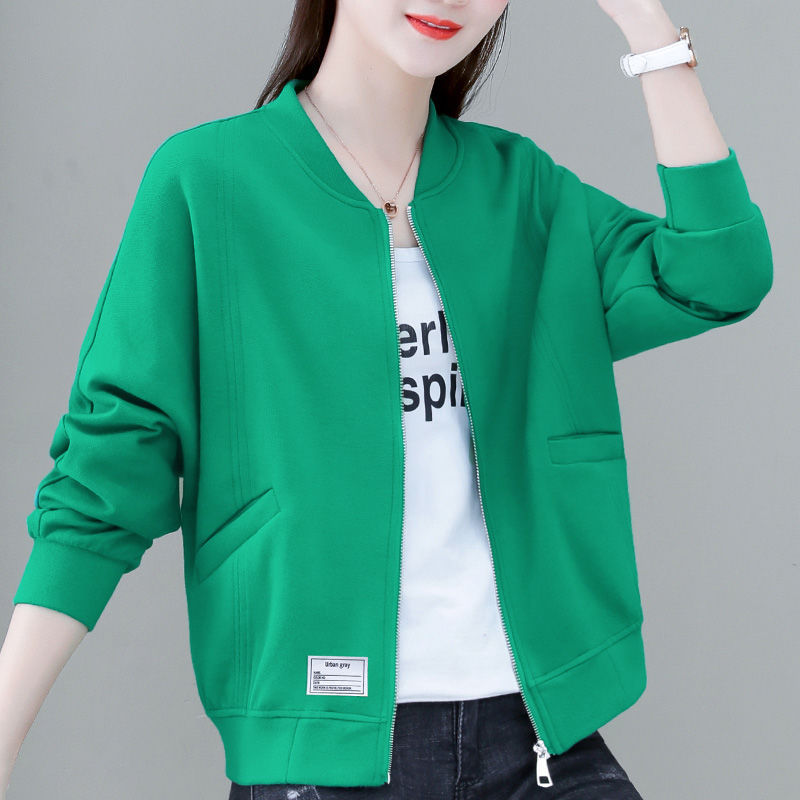 Small Short Jacket Women's Baseball Suit 2022 Spring and Autumn Thin Fashion Light Mature Cardigan Zipper Jacket Top
