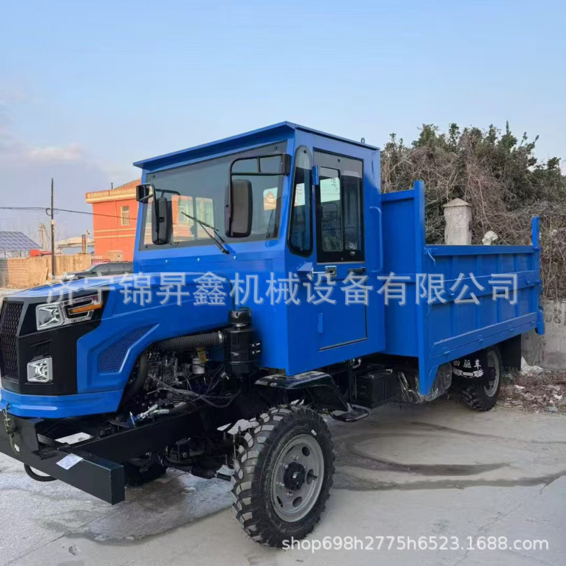 490发动机农用运输车柴油四驱拖拉机防滑轮胎四不像工程车