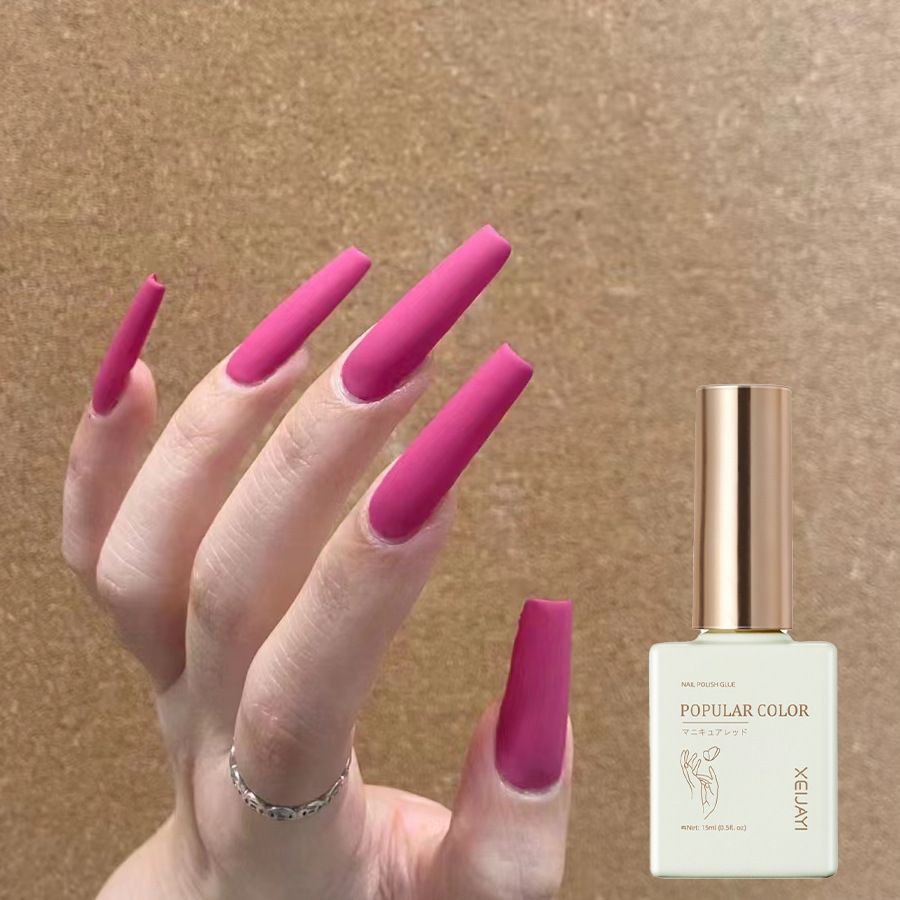 Pure Color new white nail polish glue nude transparent high-grade Nail Polish Nail Polish shop dedicated durable firm Factory wholesale