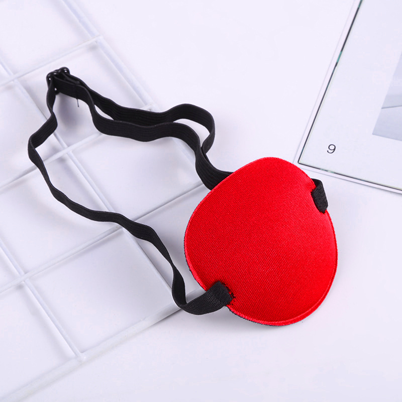 Pirata de un ojo dragón máscara de ojo 3D ambliopía formación de estrabismo máscara de ojo individual sombreado transpirable parche ocular juguetes de Halloween