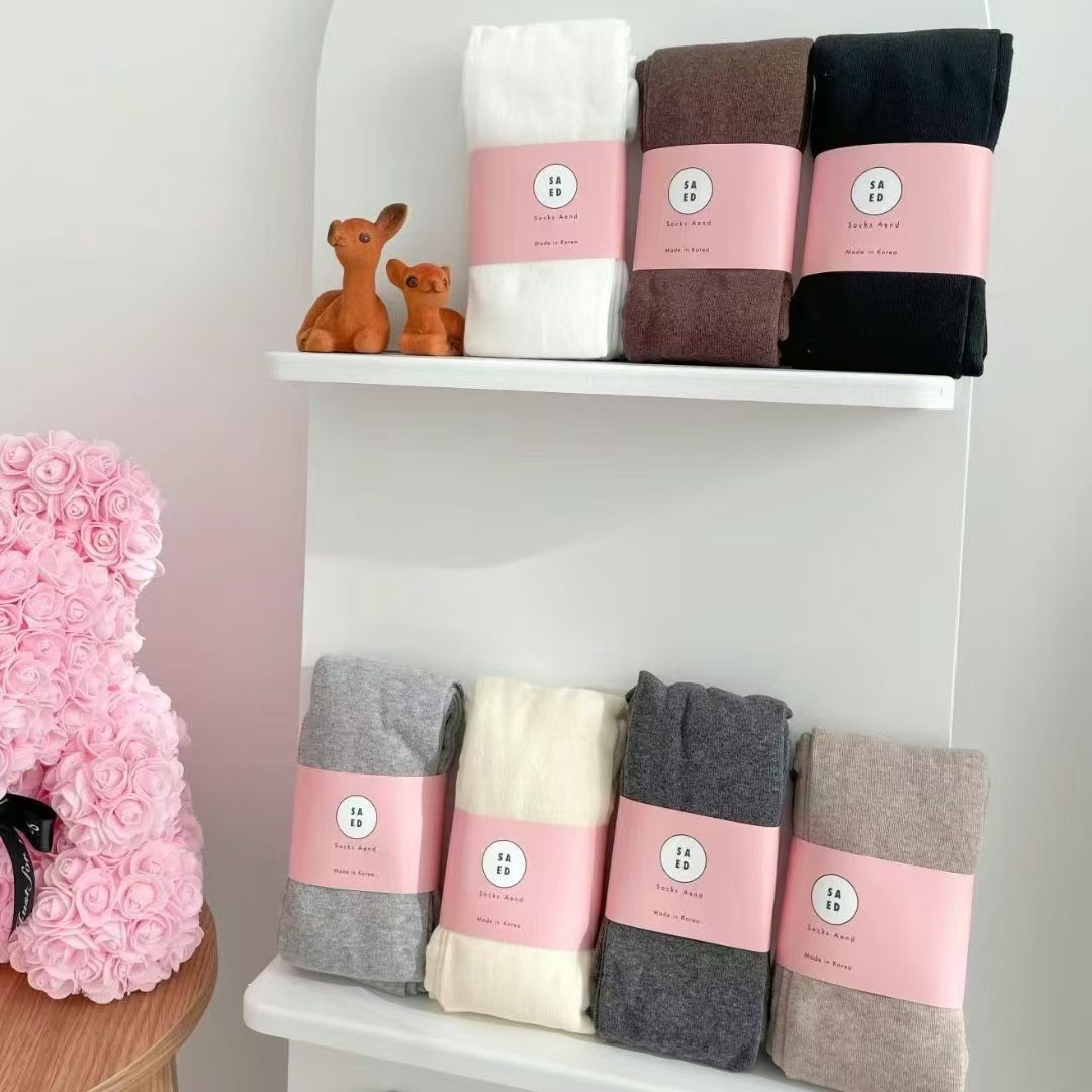 Plain Pantyhose Korean Saed Spring and Autumn Outerwear Women's Full-Foot Hip-Lifting Shaping Leggings Wholesale