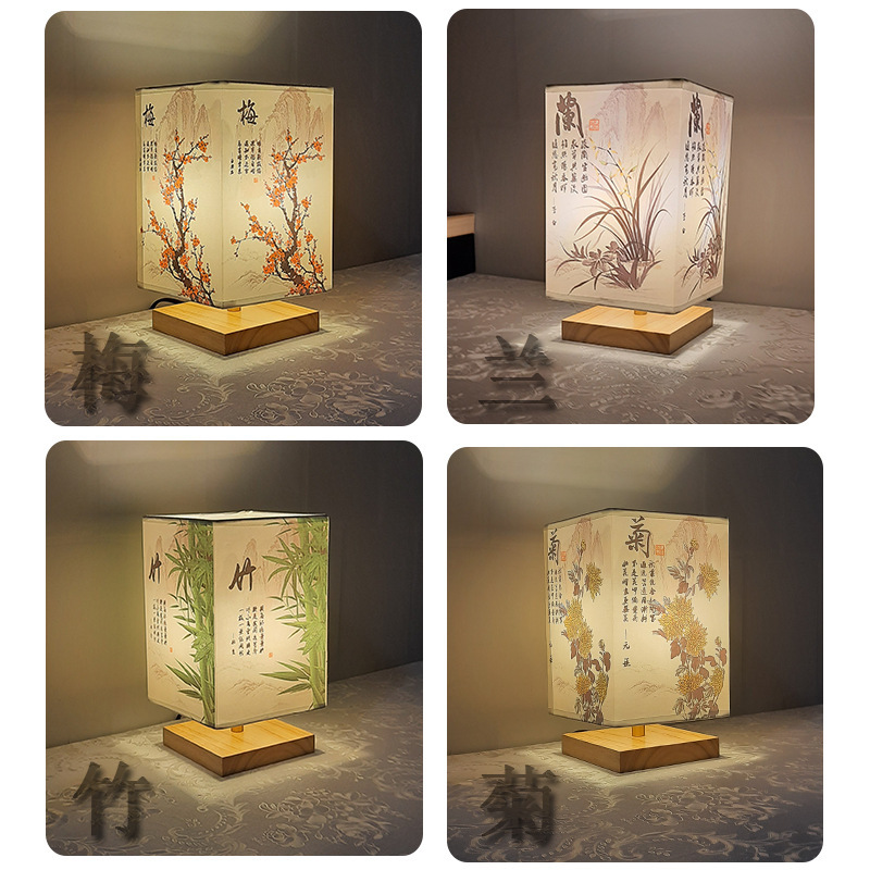 Lámpara de mesa de enfermería dormitorio minimalista moderno lámpara de mesa de protección ocular para niños estudio sala de estar lámpara de mesa de madera maciza regalo de cumpleaños