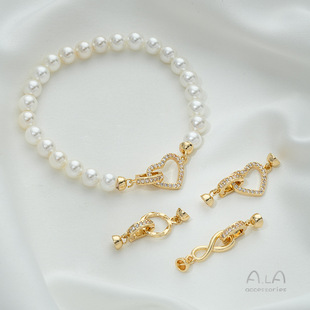 ��ɫ14K������ʯ����8���p��ŤȦ�����DIY���Ʒ�B�ӿ����